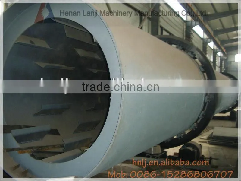 Large slag dryer with reasonable design