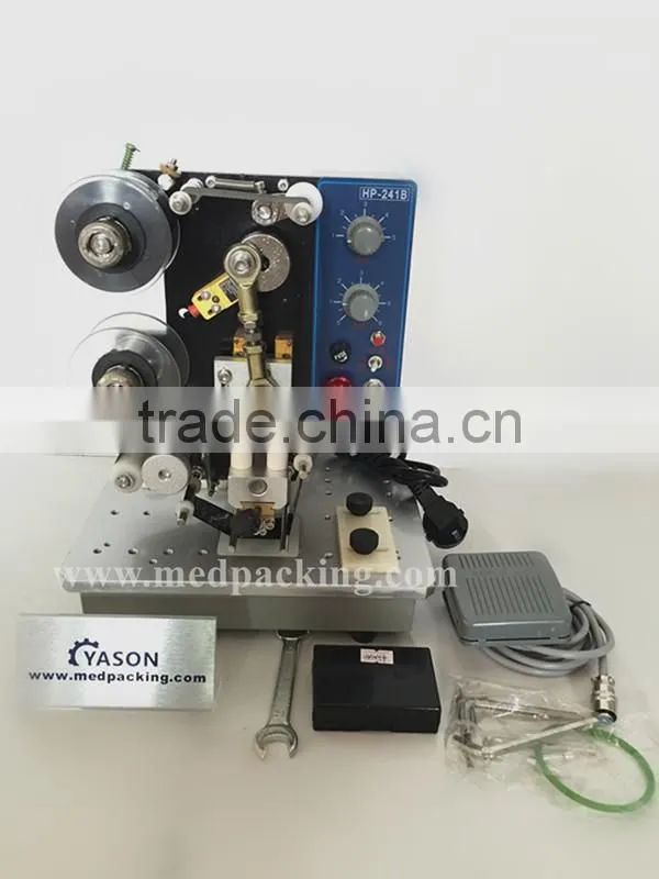 Electric ribbon coder automatic date&trademark coding machiney,highspeed marking printing equipment,printer factory