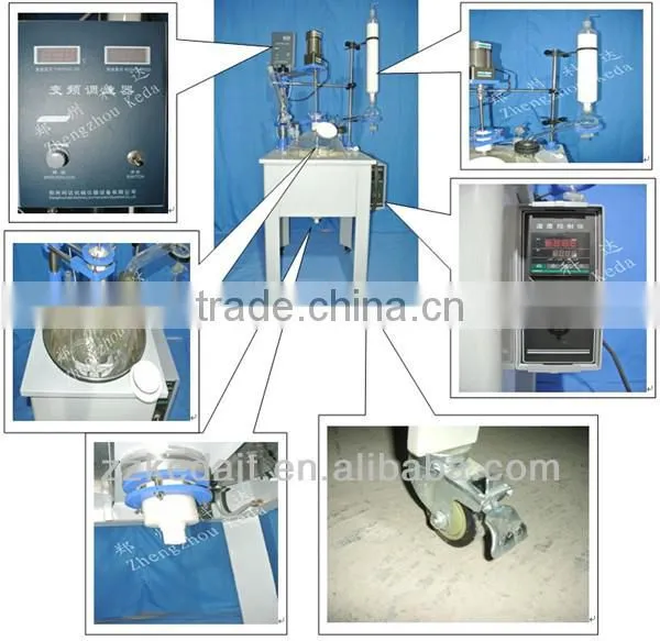 Lastest Design Single Layer Chemical Process Batch Glass Reactors