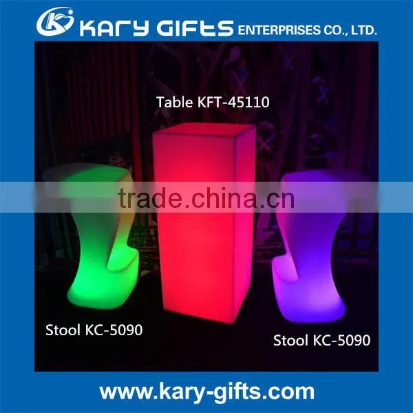 DIY LED FURNITURE LIGHT SQUARE LED COCKTAIL BAR TABLE