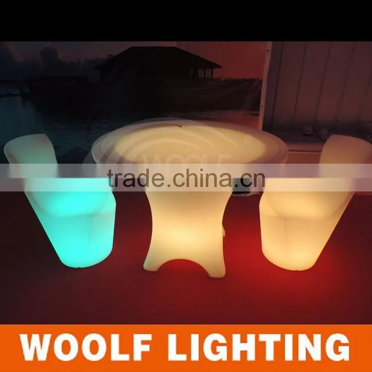 Popular Modern remote control colors changing led leisure chair