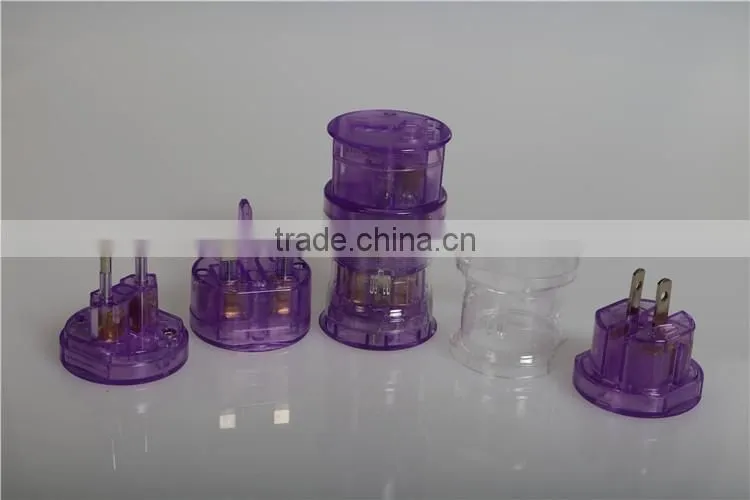 all in one universal international plug adapter world travel SY-02 DC power adapter 1european plug ac switching