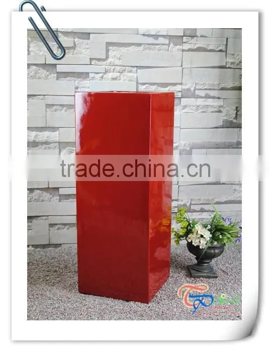 Garden Large Rectangle Christmas Fiberglass Flower Pot