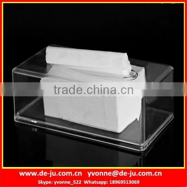 Transparent Clear Plastic Tissue Box