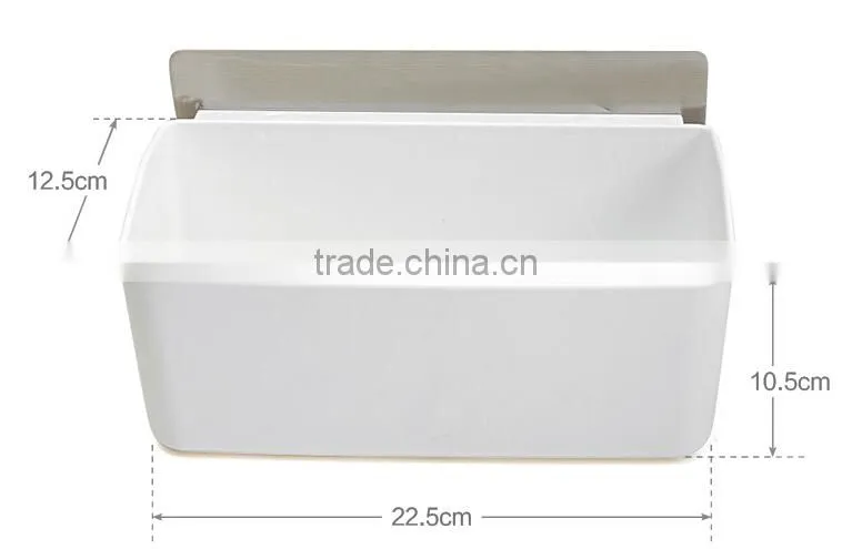 Wholesale Stock Multifunction Kitchen Bathroom No Mark Sticky 3 in 1 Plastic Storage Rack