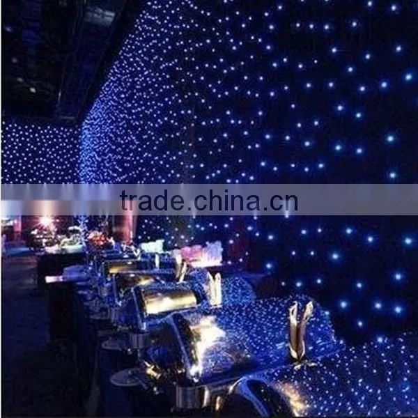Led star curtain indoor flexible wedding stage decoration