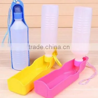 folding dog water bottle for travel