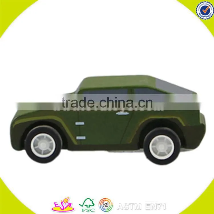 wholesale newest wooden sports car toy hot sale kids wooden mini sports car toy creative wooden sports car toy W04A030