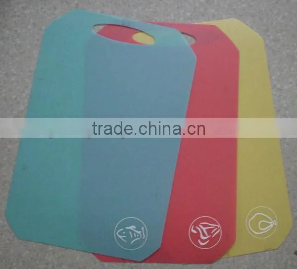 plastic chopping mat cutting board flexible folded