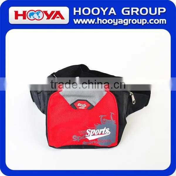 polyester red outdoor/travel/sport waist bag