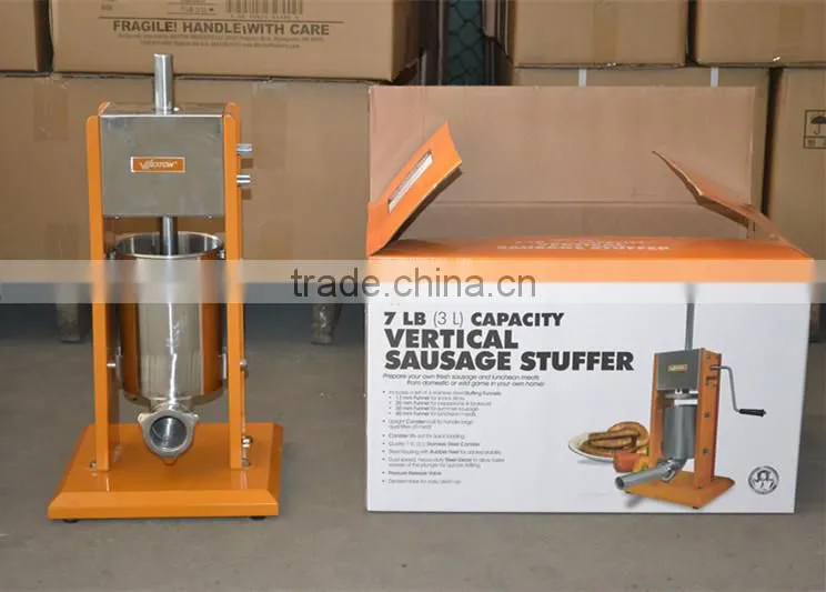 Hand operated spray-painted 3L sausage stuffer for sale