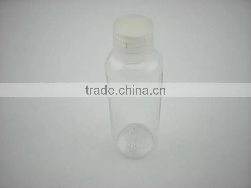 4PK plastic travel bottles with handy pouch