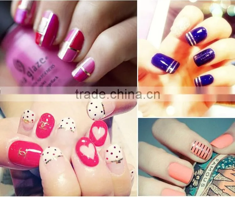 DIY Nail Art Decoration 3D colorful Nail Tape nail art stripe tape