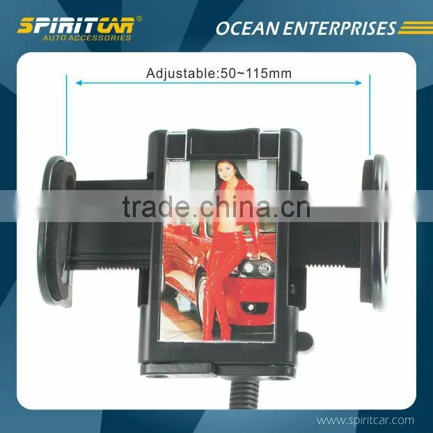 ABS Material Smart Car Phone Holder Windshield Car Mount Holder for iPhone 6 , 6+ , 5s , Samsung Galaxy Note 4 , 3