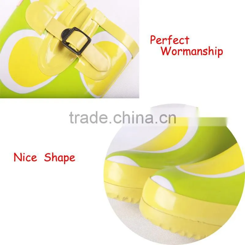 2015 new design knee rubber rain boots for woman