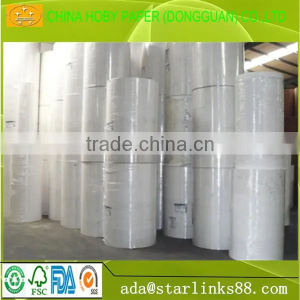best price for offset paper/woodfree paper/printing paper in roll per ton