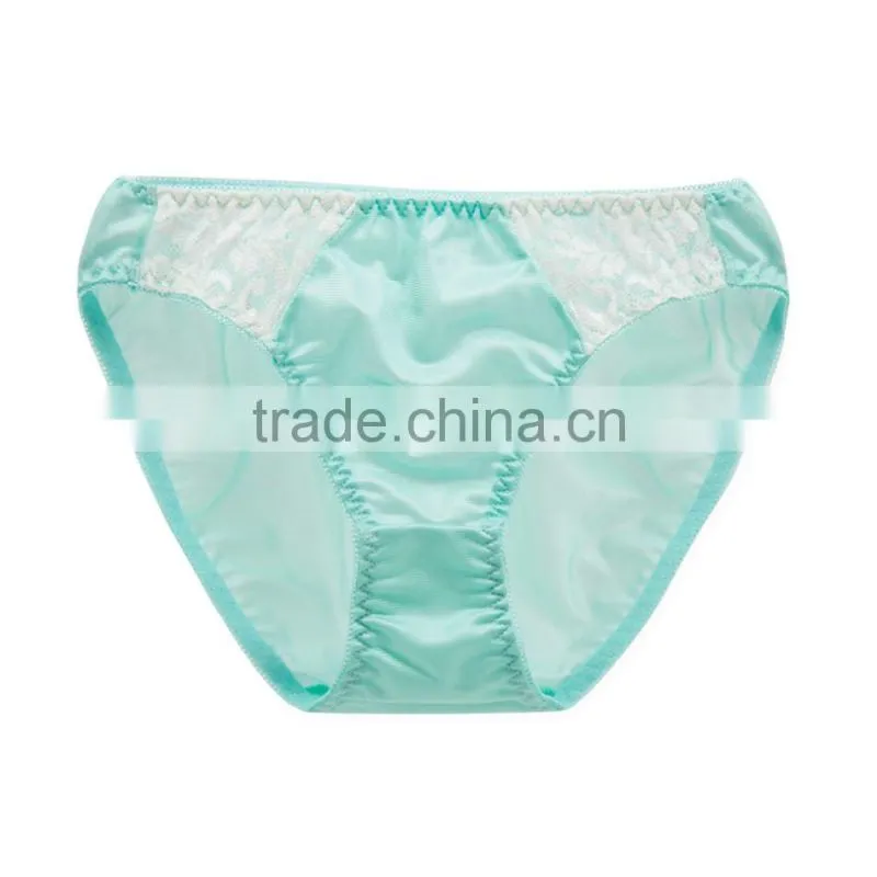 High Quality Factory Custom Colorful 100% Silk Sexy Fancy Woman Underwear