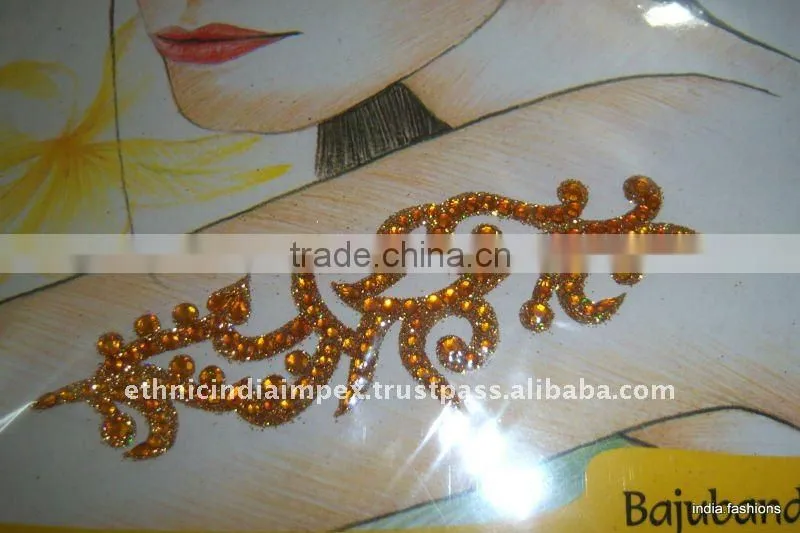 GLITTER ARM CRYSTAL BODY TATTOO BINDI STICKER , PAYPAL