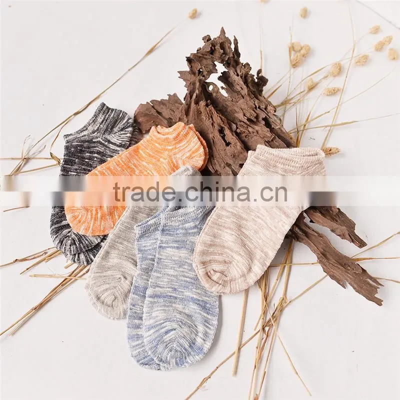 New Spring Summer Vintage Shallow Mouth Cotton Boat Socks Casual Quality Breathable Invisible Sports Sock For Men