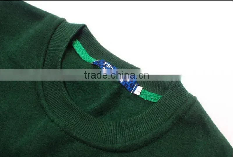 wholesale custom made high quality fleece printed knit promotional pullovers