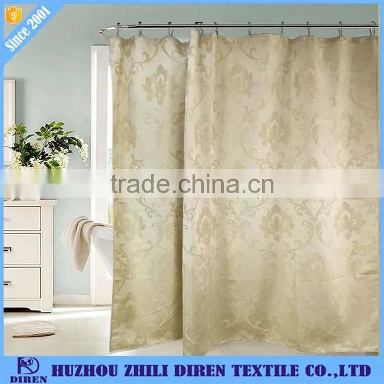 Wholesale High Quality Jacquard Waterproof Shower Curtain