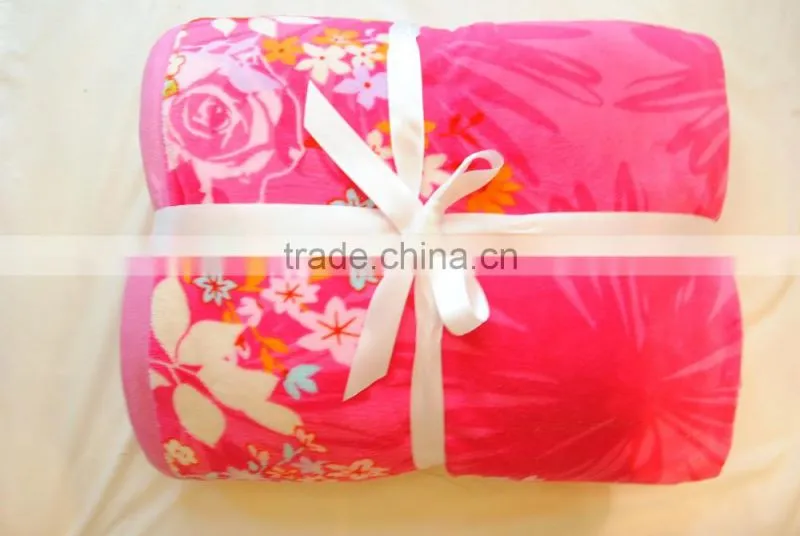 Customized printing fleece blanket