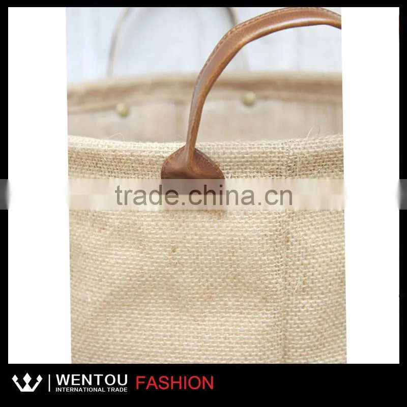 New Green activists Monogrammed Burlap Basket
