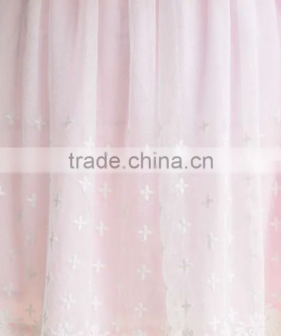 Pink Lace Princess Summer Lovely Chiffon Dress