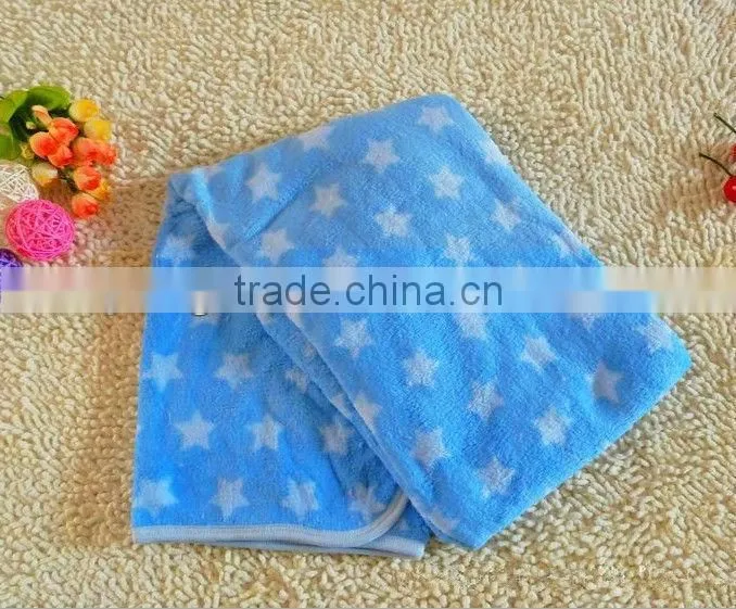 Sale fresh 100% polyester polar fleece cheap stock blanket