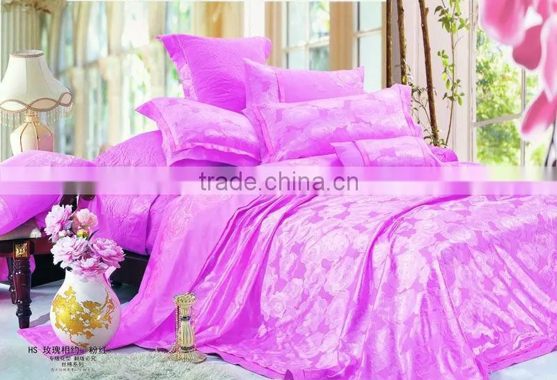 Imitated silk,cotton jacquard Home textile