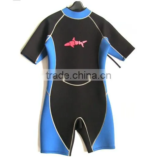 Semi-Dry Suits fancy short sleeve neoprene surfing wetsuit