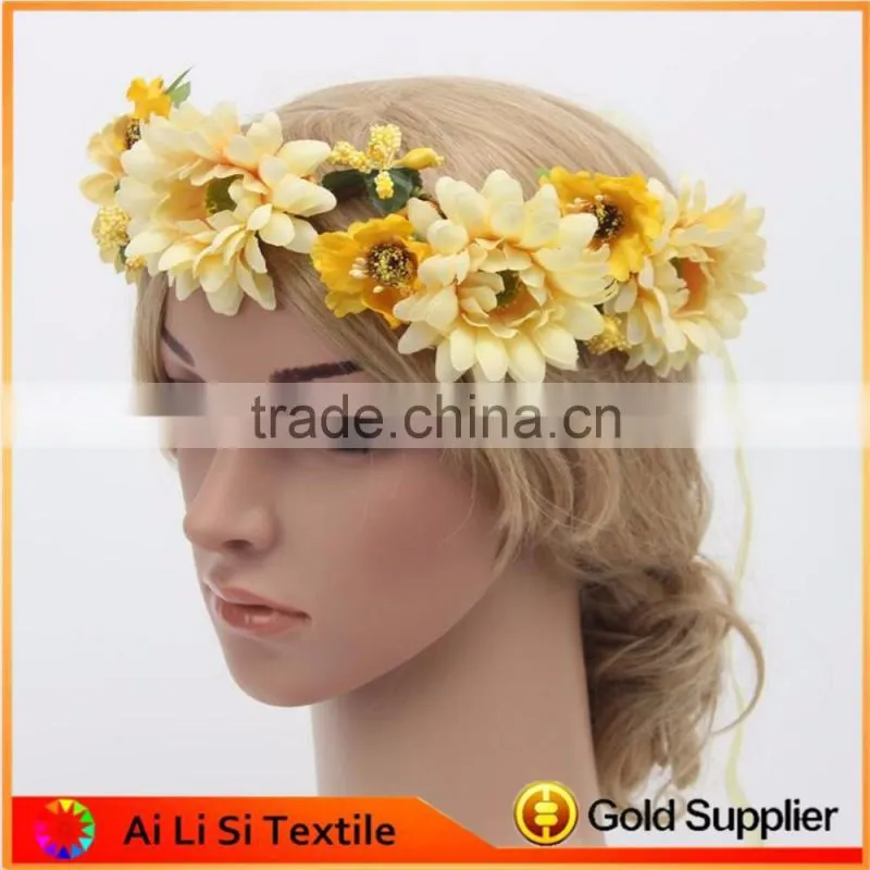 Hot Selling low price with great price bride flower headband