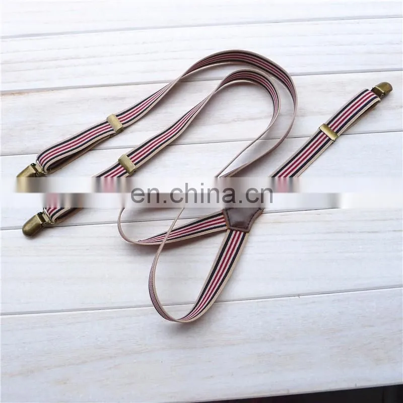 2017 Yiwu Fashion cheap men's suspenders custom printing suspenders