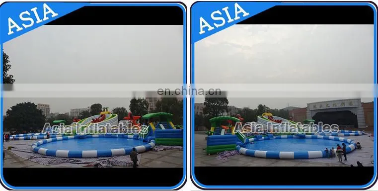 Great Fun Giant Inflatable Water Park, Aqua Park water toys from china manufacturer