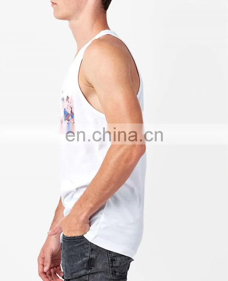 Gym Clothing Mens Tank Top Stringer Fashion 2016 Cotton Slim Fit Men Tank
