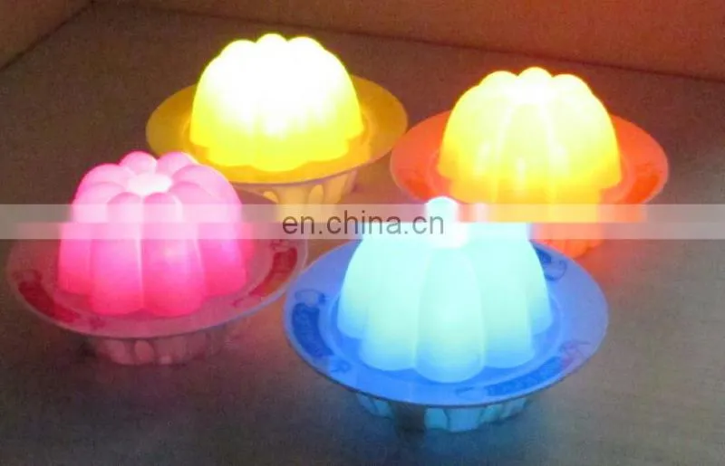 Hot sale decorative night lights pudding night lights jelly night lights
