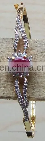cubic zirconia jewellery bracelet bangle manufacturer, cubic zirconia jewelery bracelet exporter
