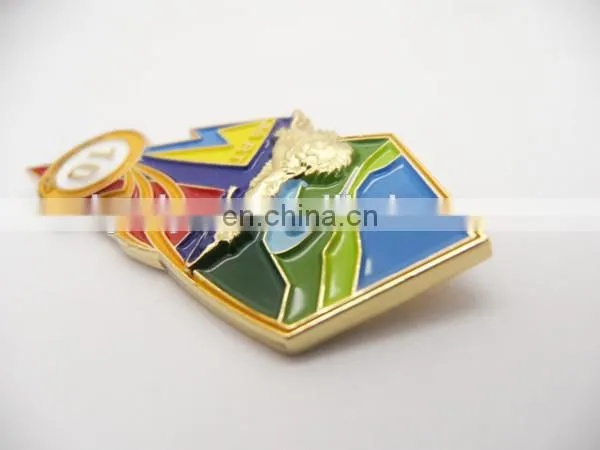 promotional custom hand embroidered badge