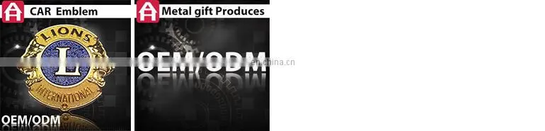 New products MOQ 10 custom metal emblem