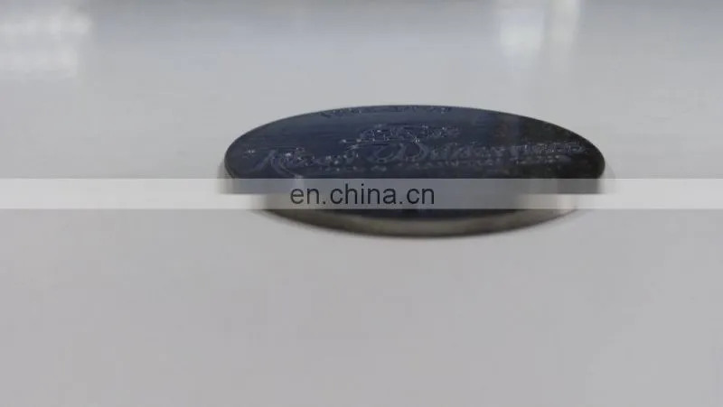 Golf Souvenir Iron Coin in Die Cast Process, Antique Silver Plating and Soft enamel technique