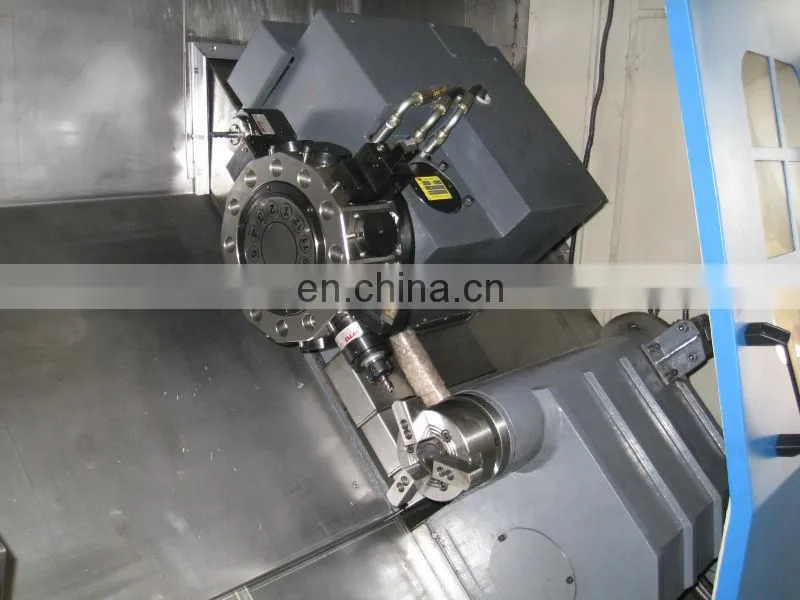 CNC550A high precision twin spindle cnc lathe milling center