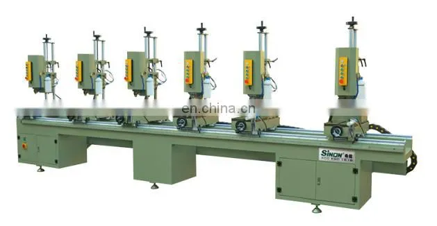 aluminium extrusion install holes drilling machine for windows and doors