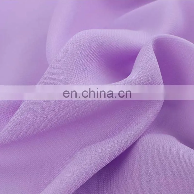 China supplier cheap polyester chiffon fabric for dress