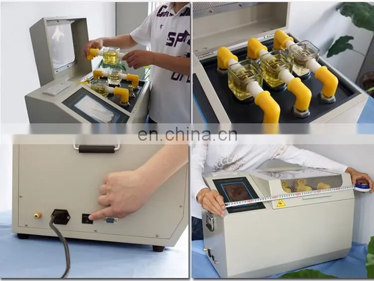 Easy operation transformer oil dielectric strength tester insulating oil BDV tester