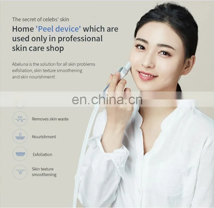 Portable 2 Handles facial beauty equipment mini hydra dermabrasion machine and oxygen sprayer