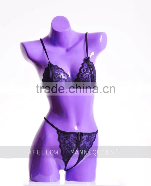 garments display half-length female mannequin on sale