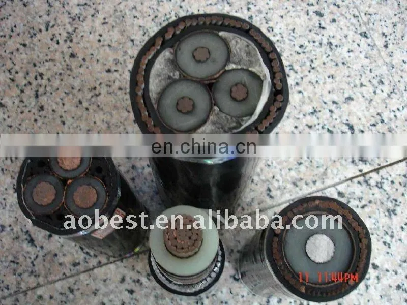 Pay later 33kv high voltage best price 4x 70mm2 copper conductor PVC insulated STA PVC sheathed power cable