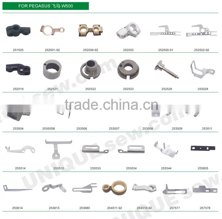 Sewing machine spare parts for PEGASUS machine