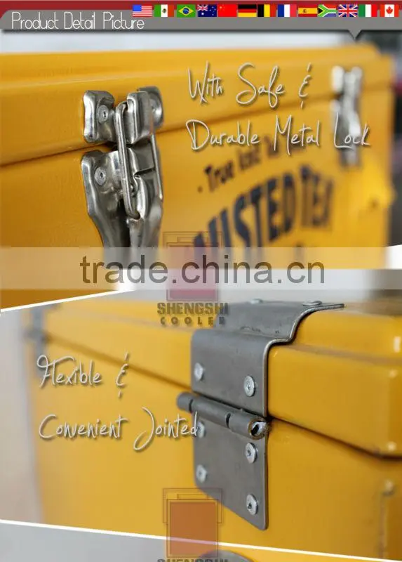 25qt metal steel truck storage box with lids