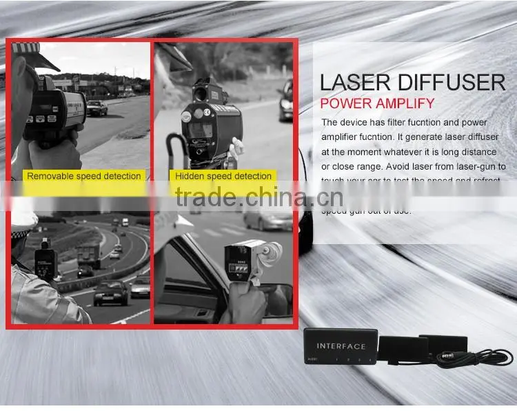 Taiwan anti speed gun laser jammer protect car avoid speed camera radar blinder